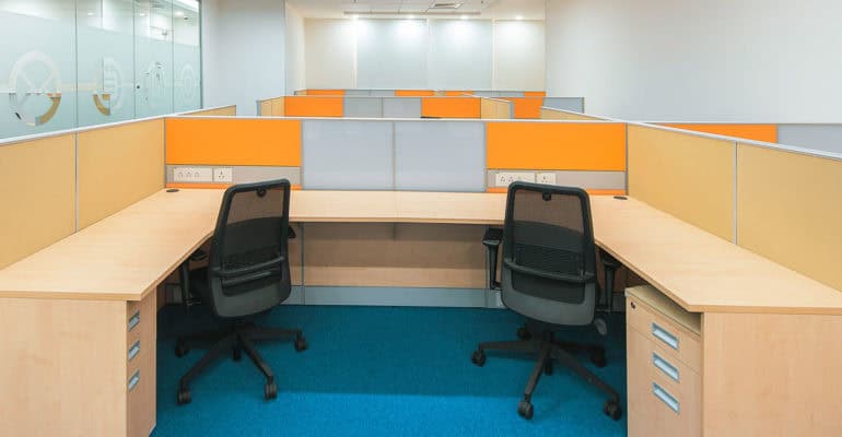 cubicle office plan