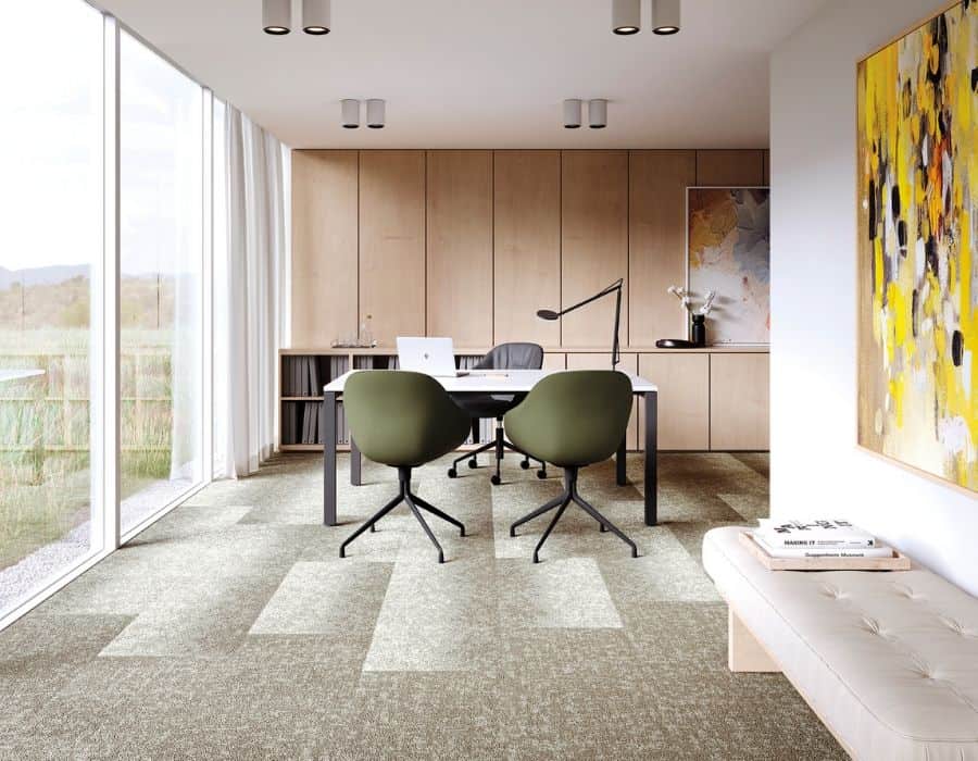 Biophilic carpets in design products