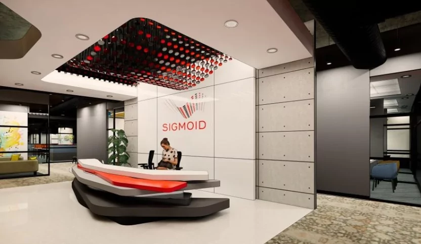 Sigmoid reception