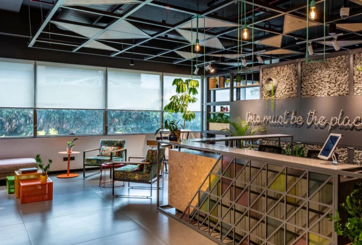 Hospitality-driven workplace designs