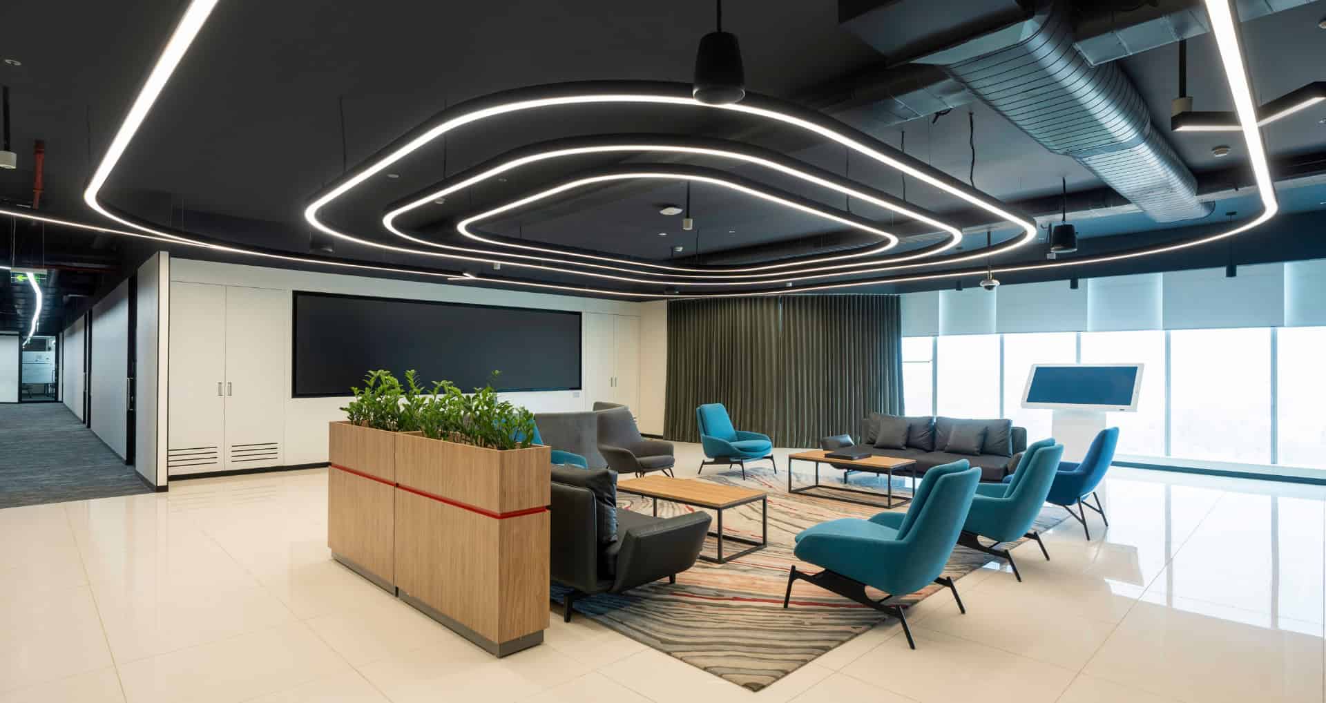 workplace design for aerospace company