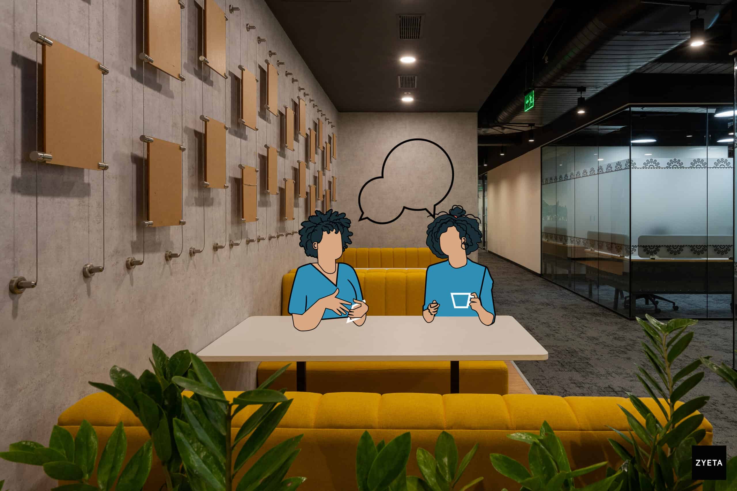 Workplace interior design for genz
