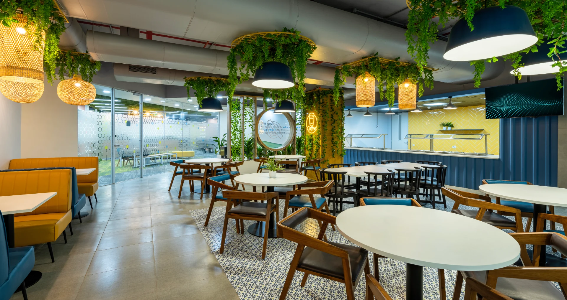 modern office cafeteria design