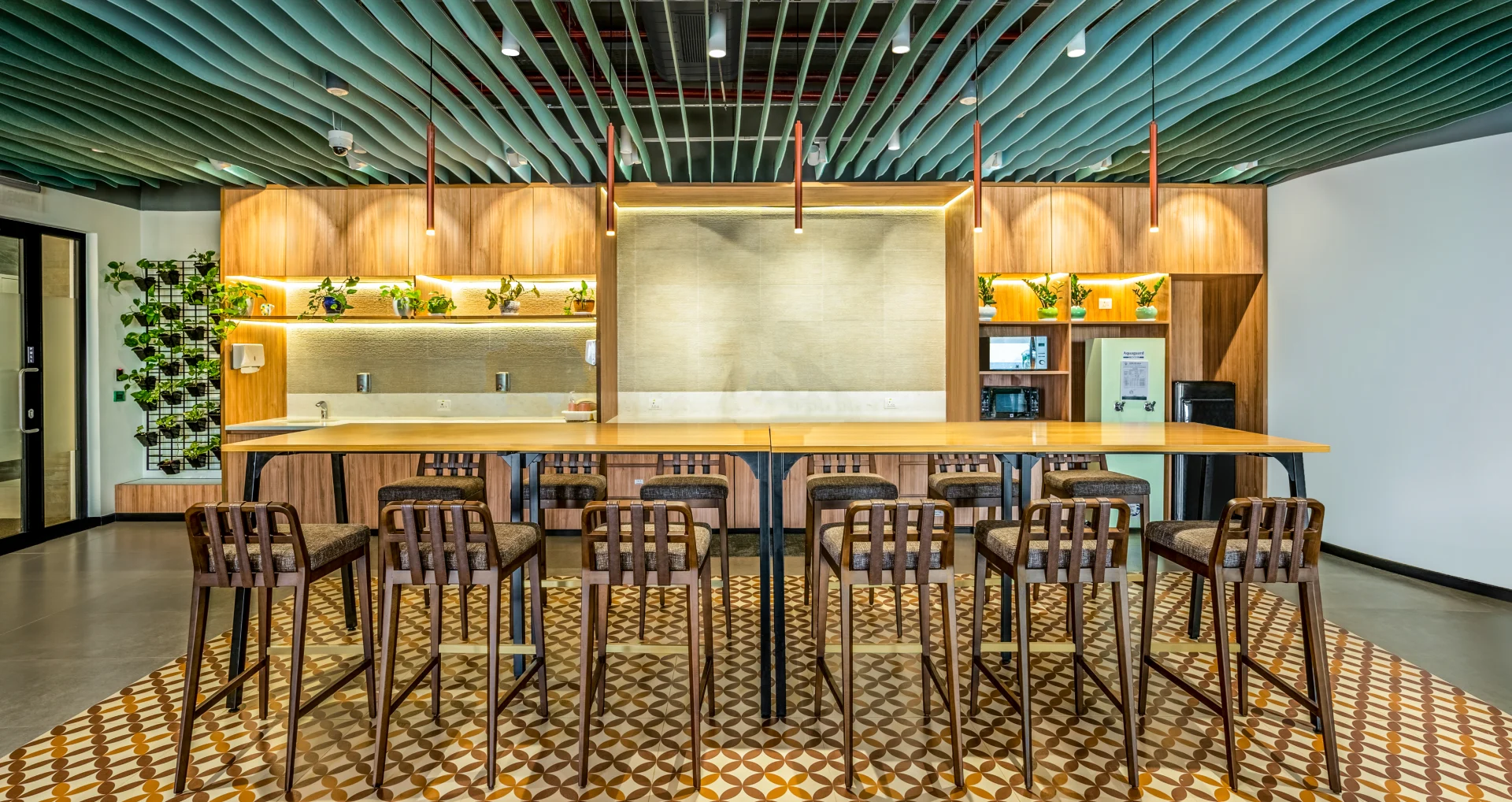 office canteen area