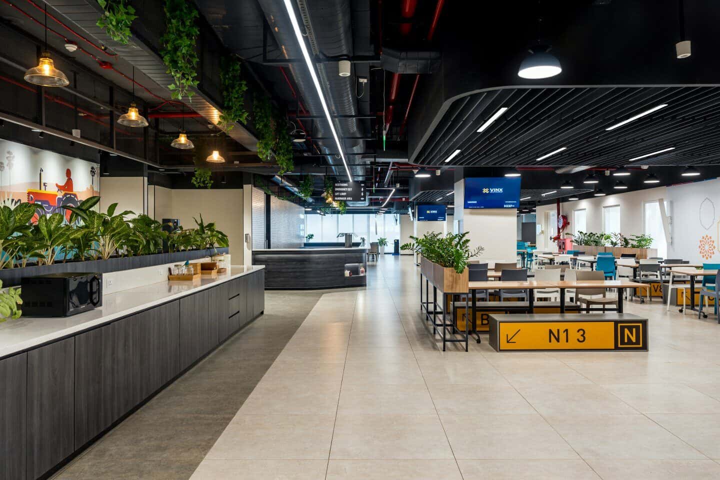 Office design for aerospace company