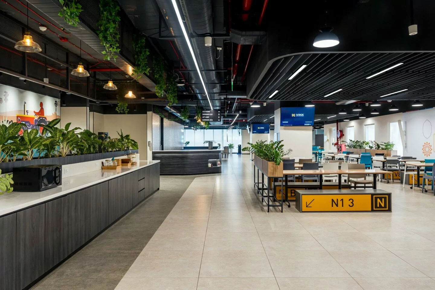 Office design for aerospace company
