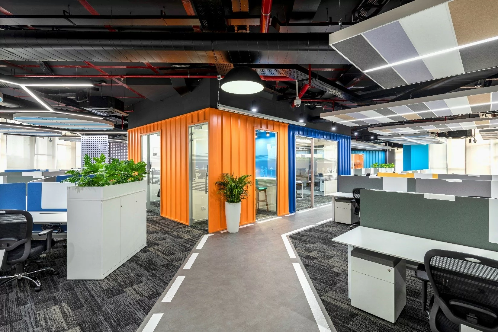 Office walking paths