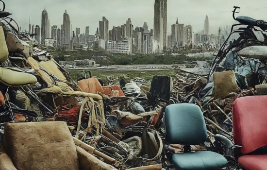 Unmanaged furniture waste
