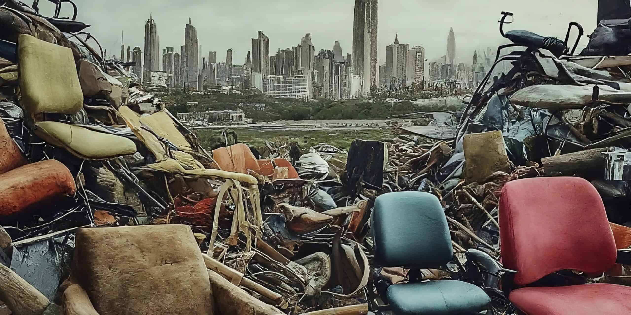 Unmanaged furniture waste