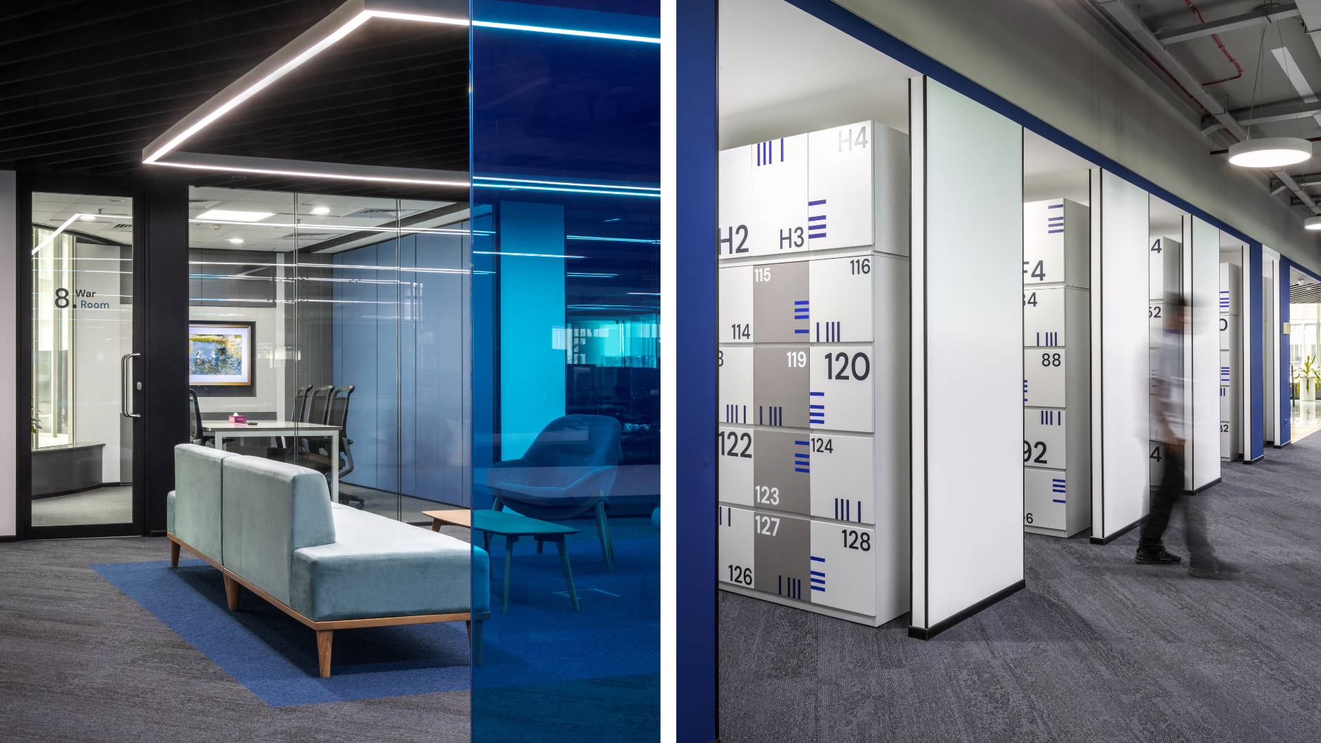 Wisetech global office designed by design and build company Zyeta with presence in India and Southeast Asia