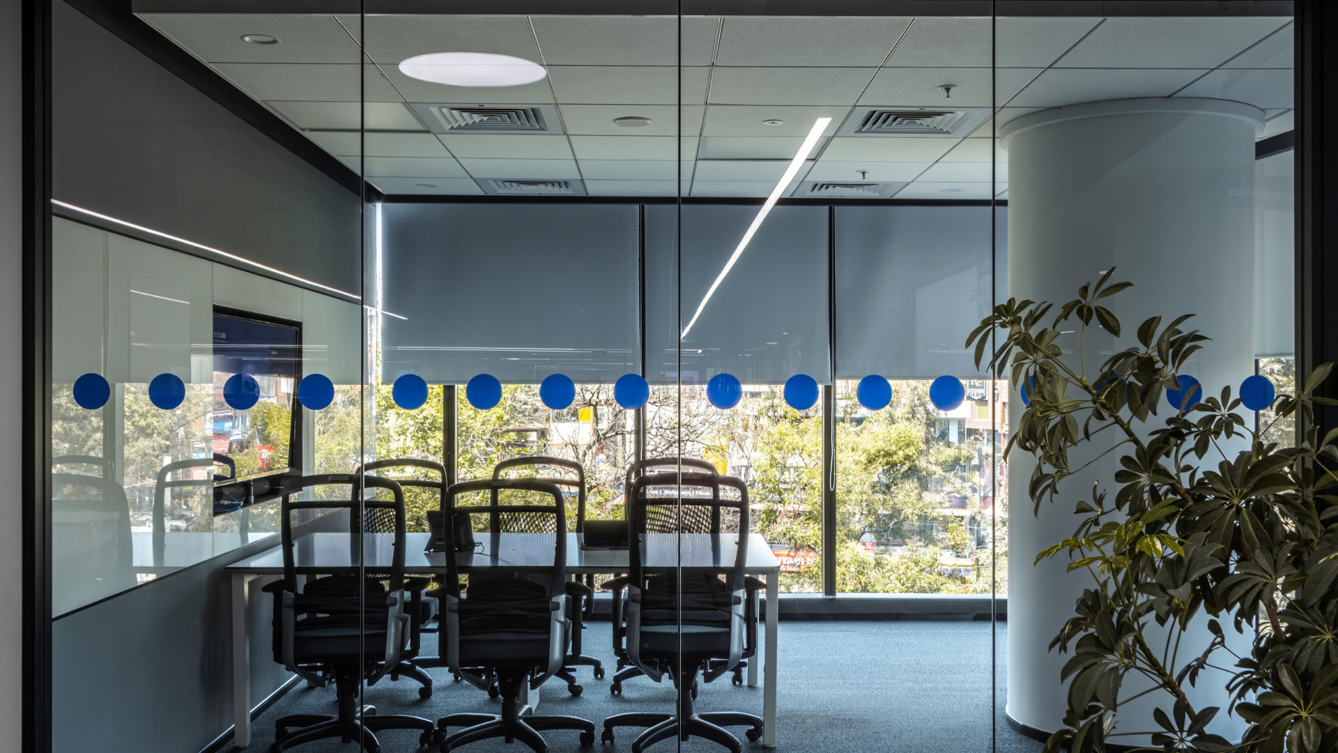 Wisetech global meeting room designed by design and build company Zyeta with presence in India and Southeast Asia