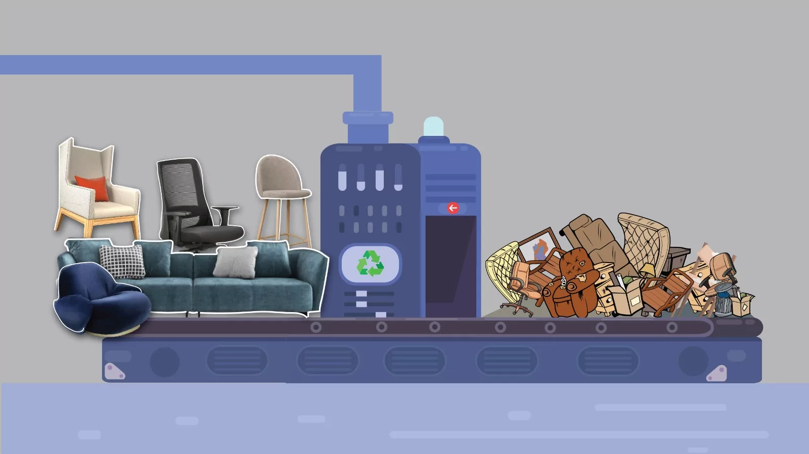 Blog Cover image of furniture recycling