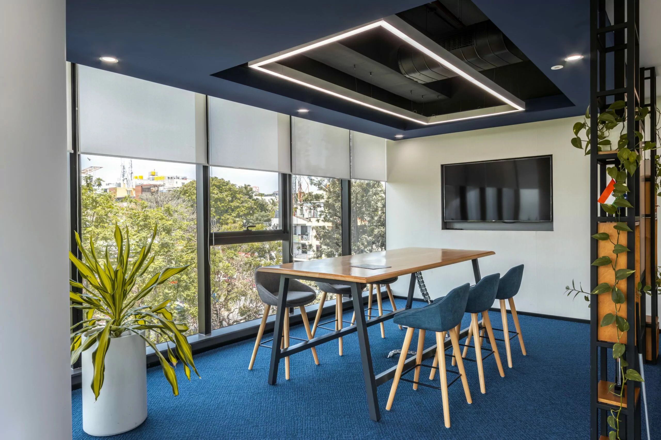 Wisetech global meeting room designed by design and build company Zyeta with presence in India and Southeast Asia