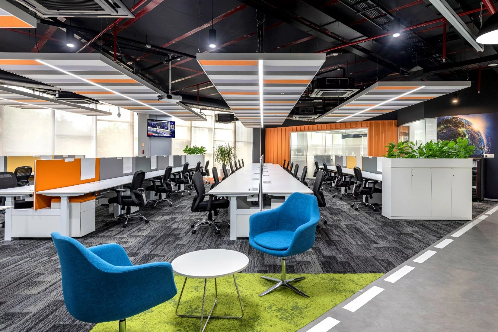 open workplace interior design
