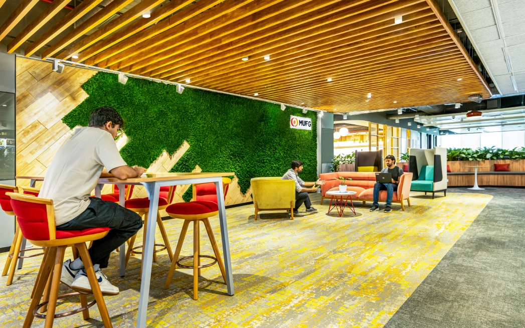 MUFG Bangalore workplace design