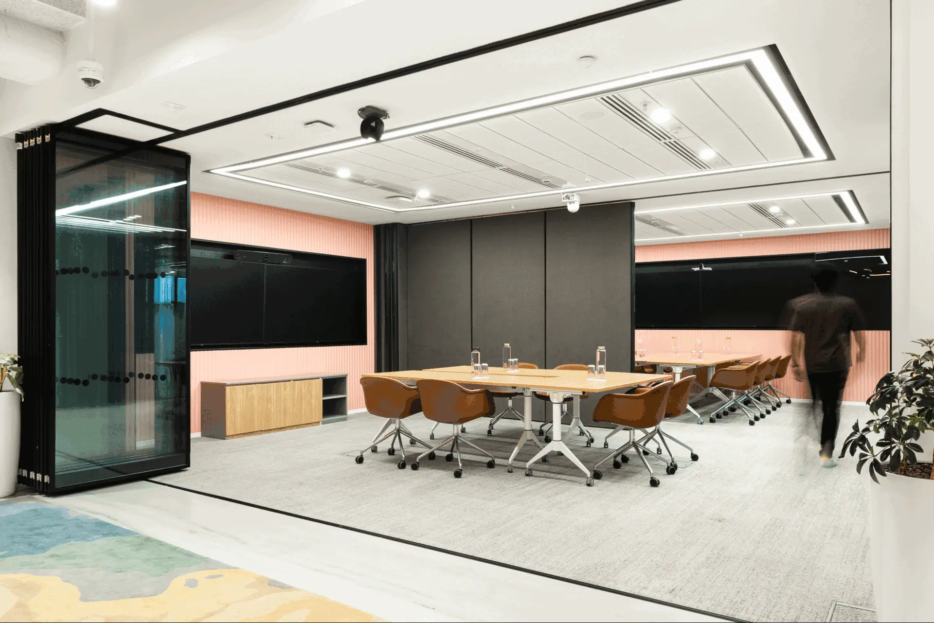 American multinational financial services corporation modern workspace