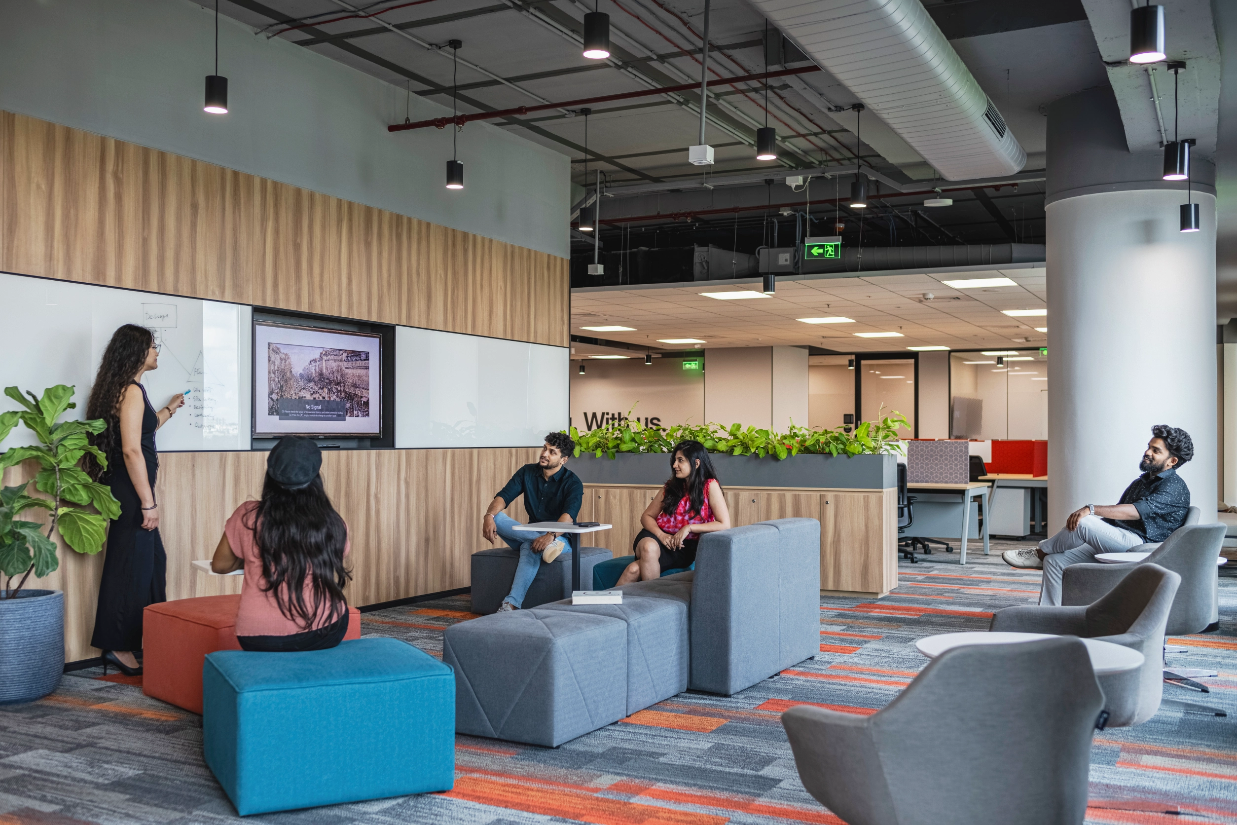 Employee engagement area in office