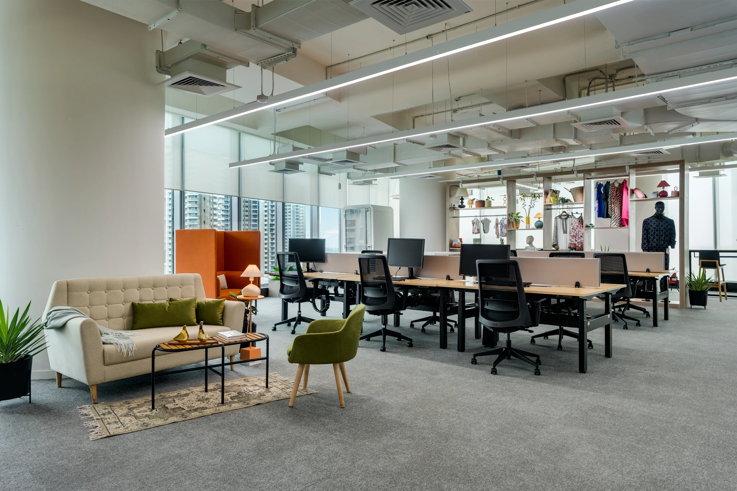 Fashion Brand Workplace Design in Bangalore