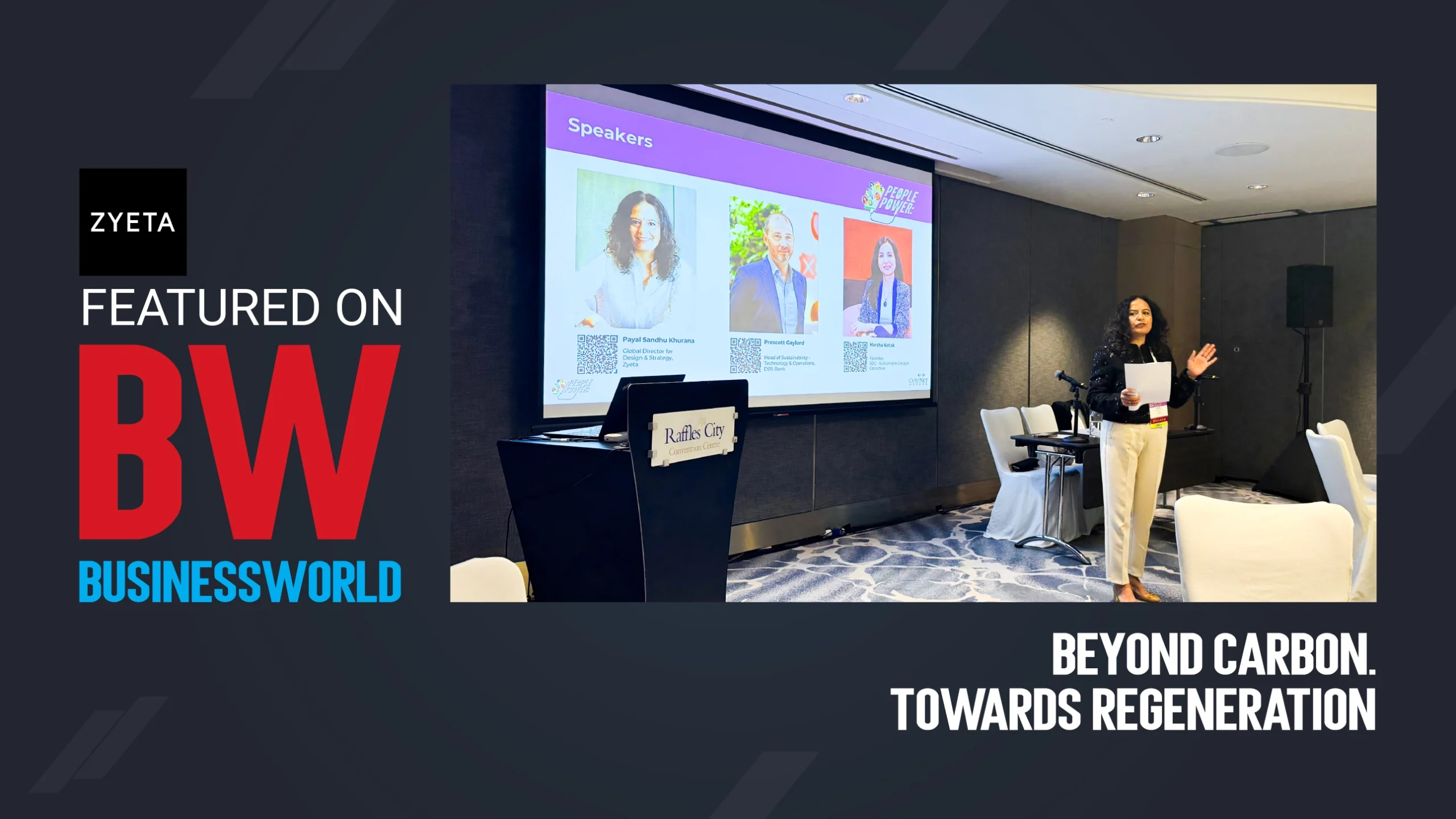 Zyeta featured on business world