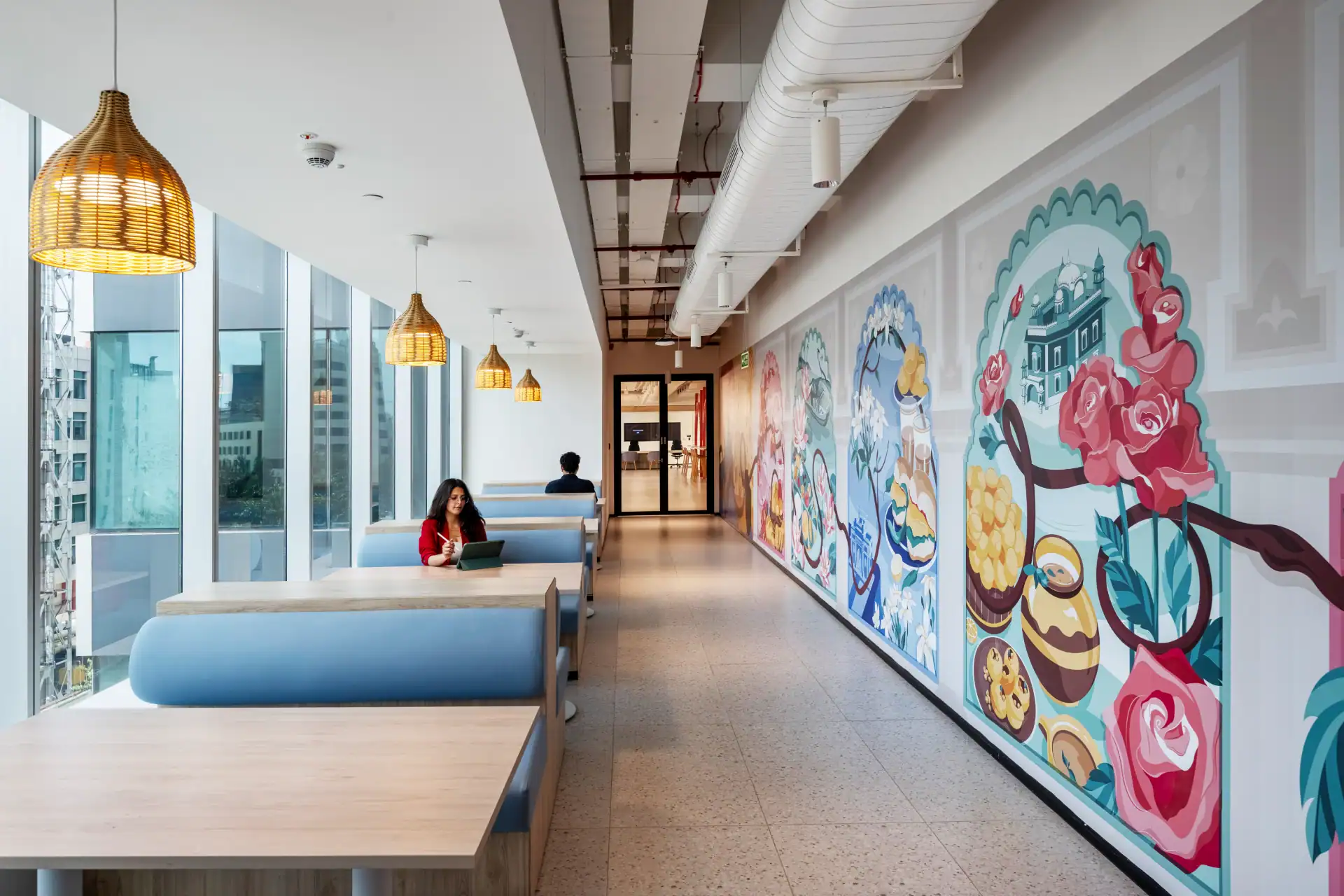 Environmental graphic design in office