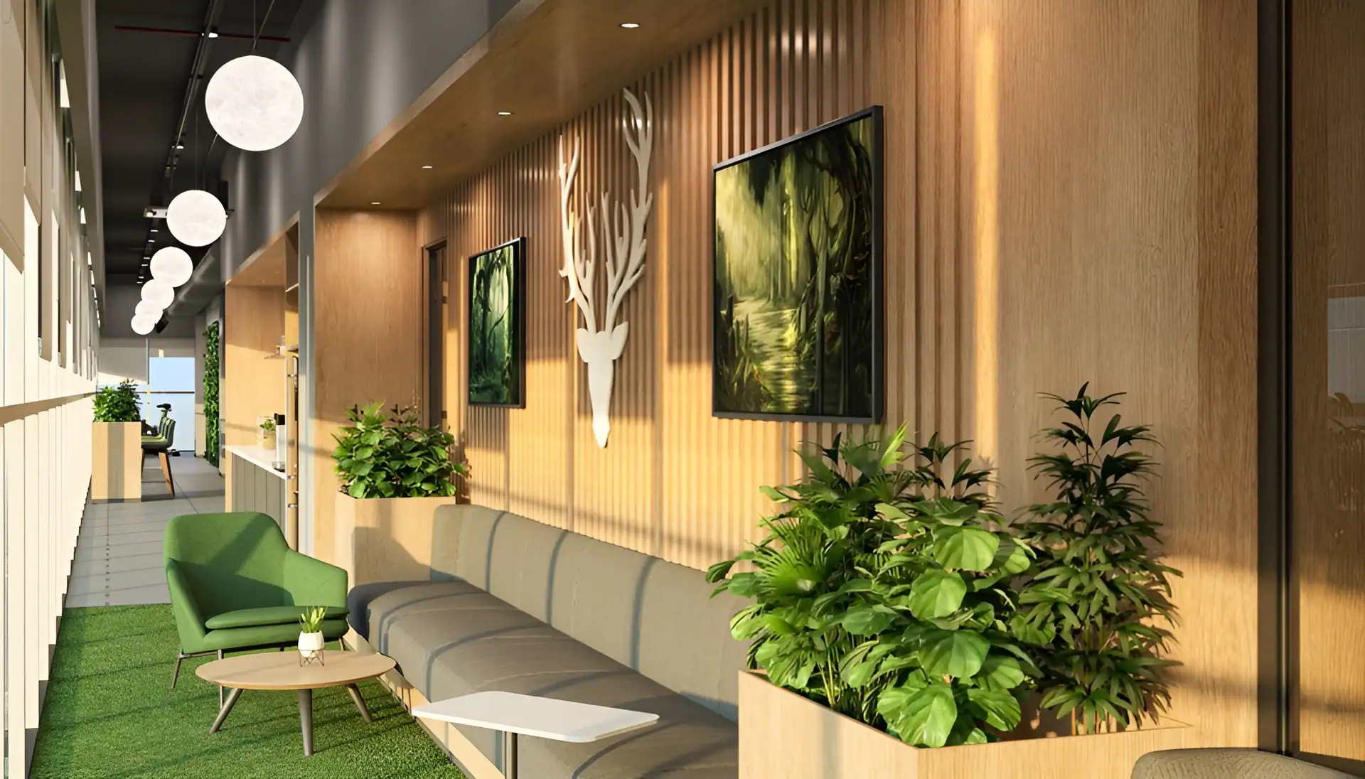 Quite zone of office 