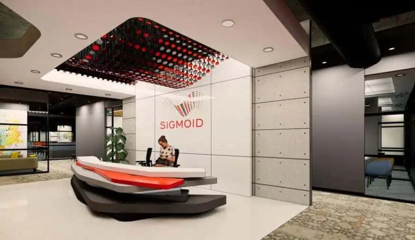 Sigmoid reception