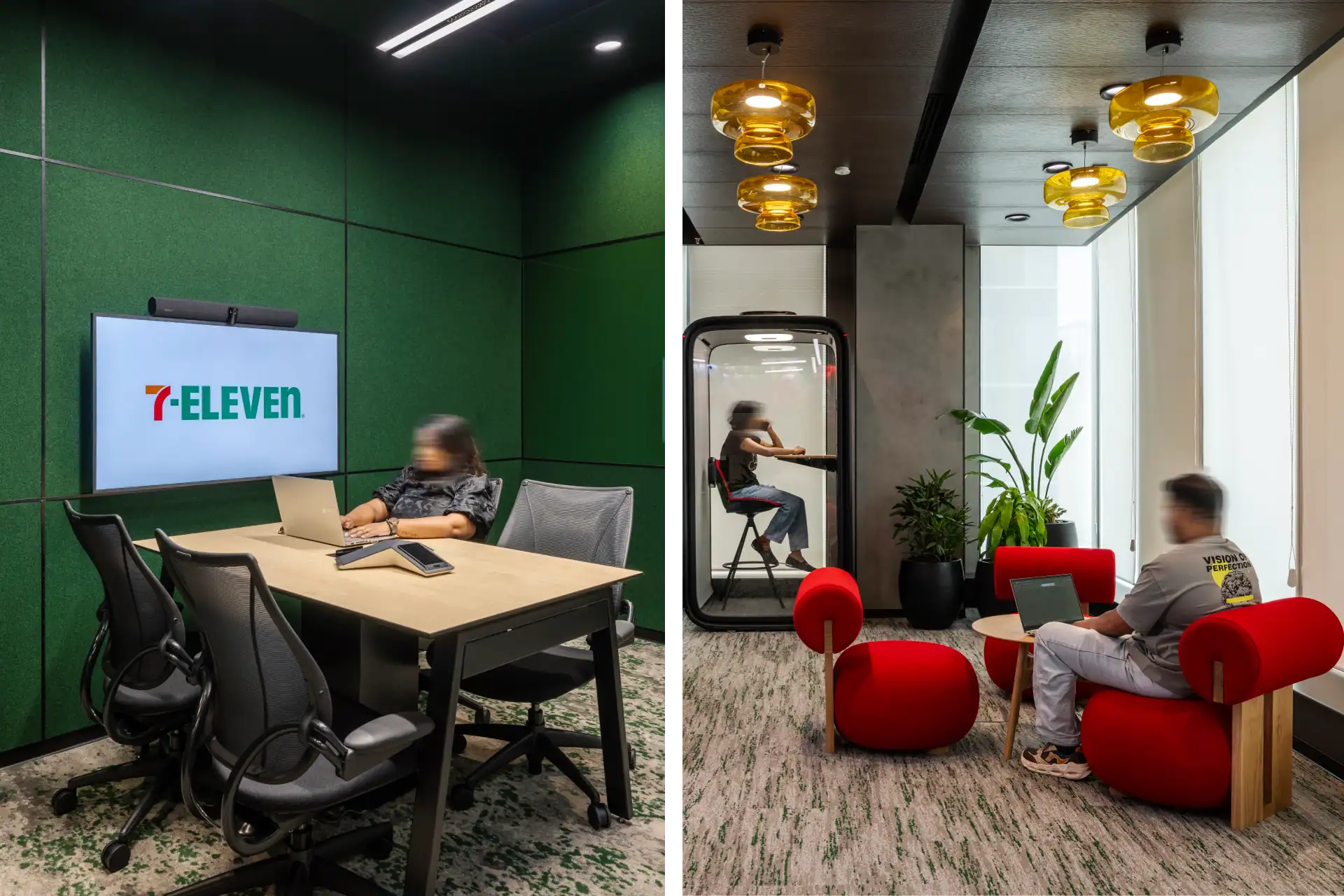 7-eleven office interior